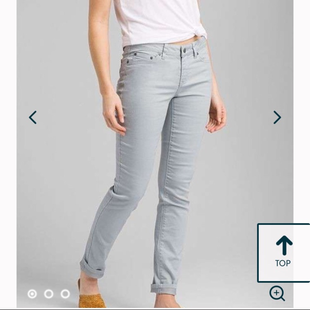 Prana Kayla jeans, regular inseam, size 6, Agave.